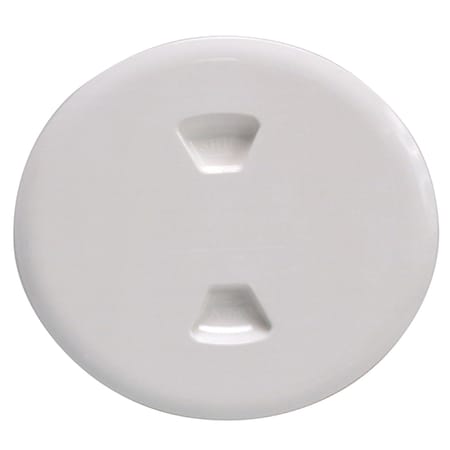 Beckson Marine 5" Twist-Out Deck Plate - White DP50-W